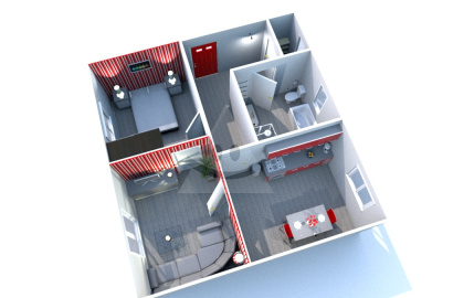 2 izbový tehlový byt,/60m2/, Žilina -STARÉ MESTO